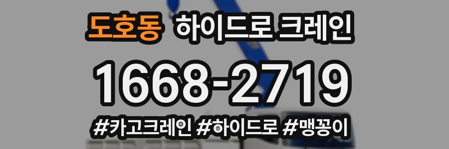 도호동 하이드로 크레인