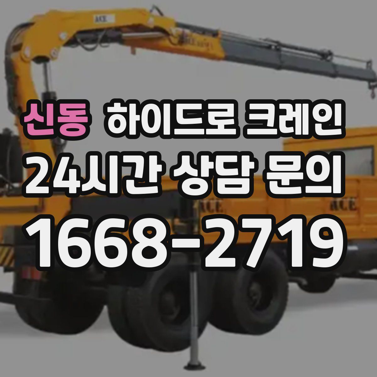 신동 하이드로 크레인