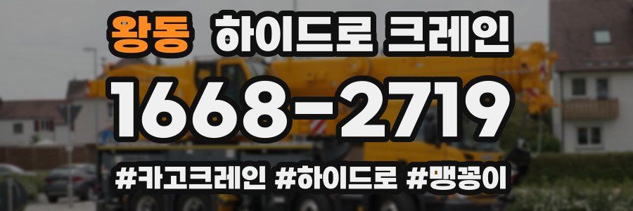 왕동 하이드로 크레인