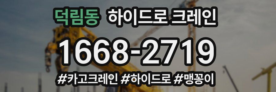 덕림동 하이드로 크레인