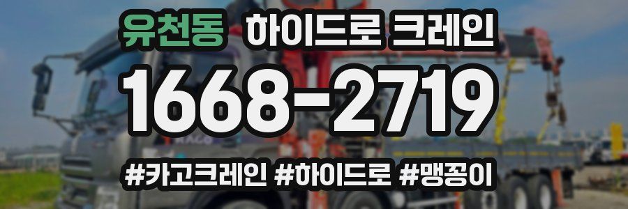 유천동 하이드로 크레인