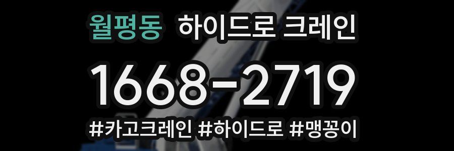 월평동 하이드로 크레인