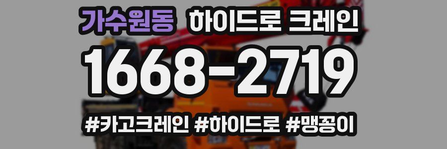 가수원동 하이드로 크레인