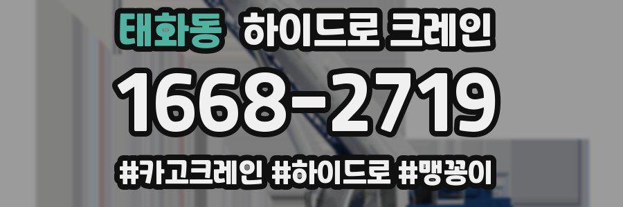 태화동 하이드로 크레인