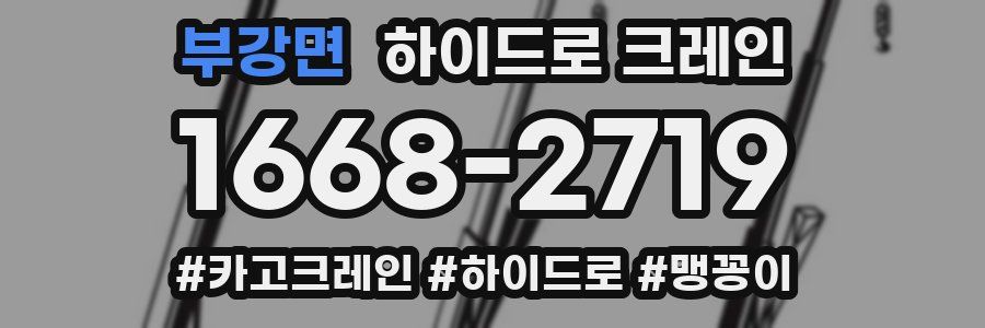 부강면 하이드로 크레인