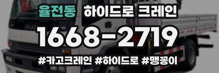 율전동 하이드로 크레인