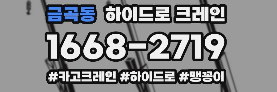 금곡동 하이드로 크레인