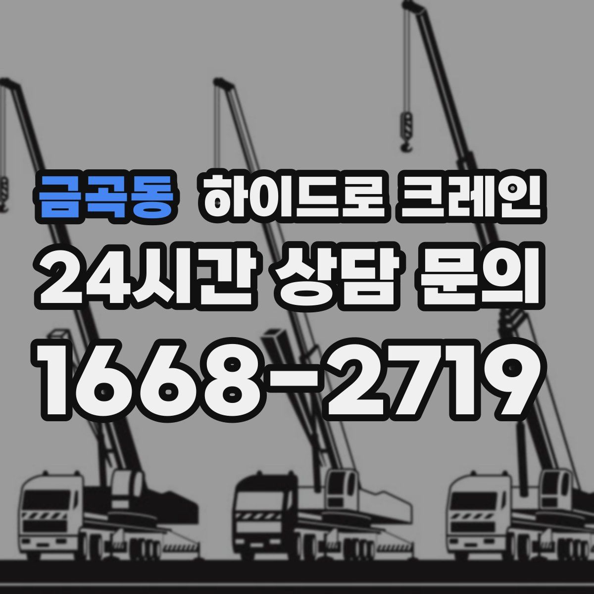 금곡동 하이드로 크레인