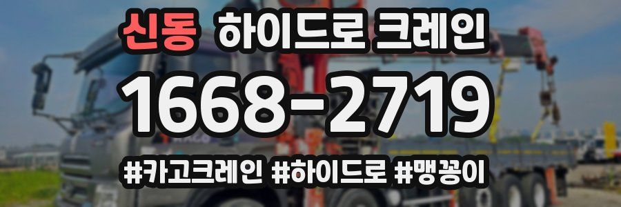 신동 하이드로 크레인