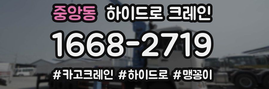 중앙동 하이드로 크레인