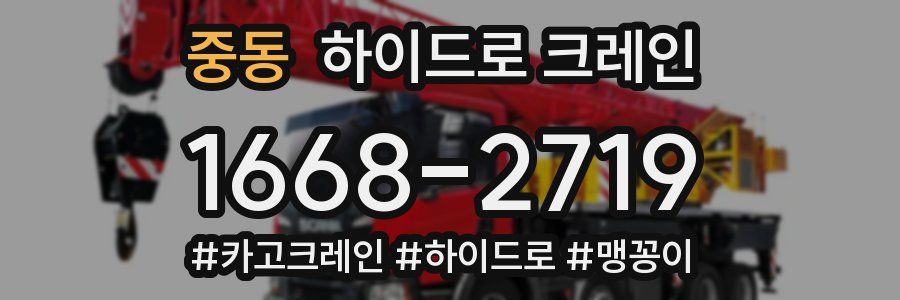 중동 하이드로 크레인