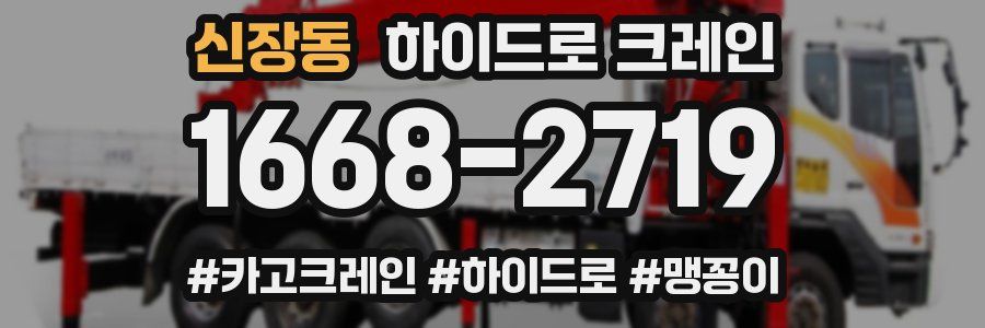 신장동 하이드로 크레인