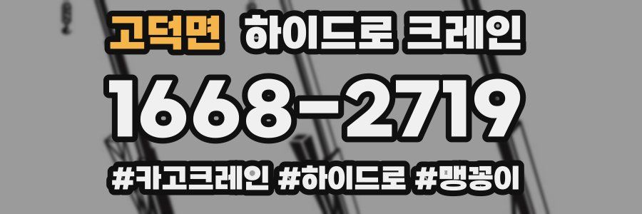 고덕면 하이드로 크레인