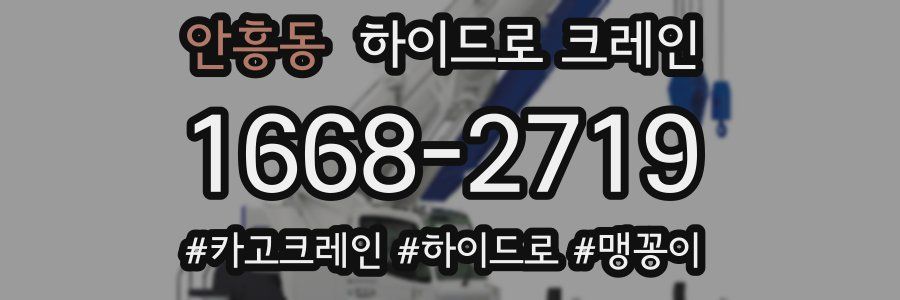 안흥동 하이드로 크레인