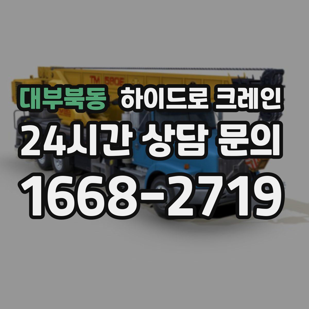 대부북동 하이드로 크레인