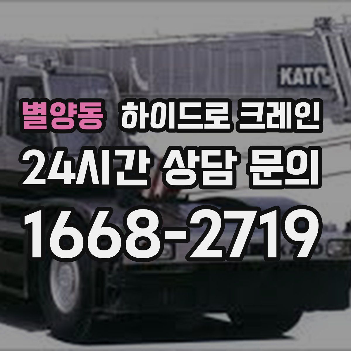 별양동 하이드로 크레인