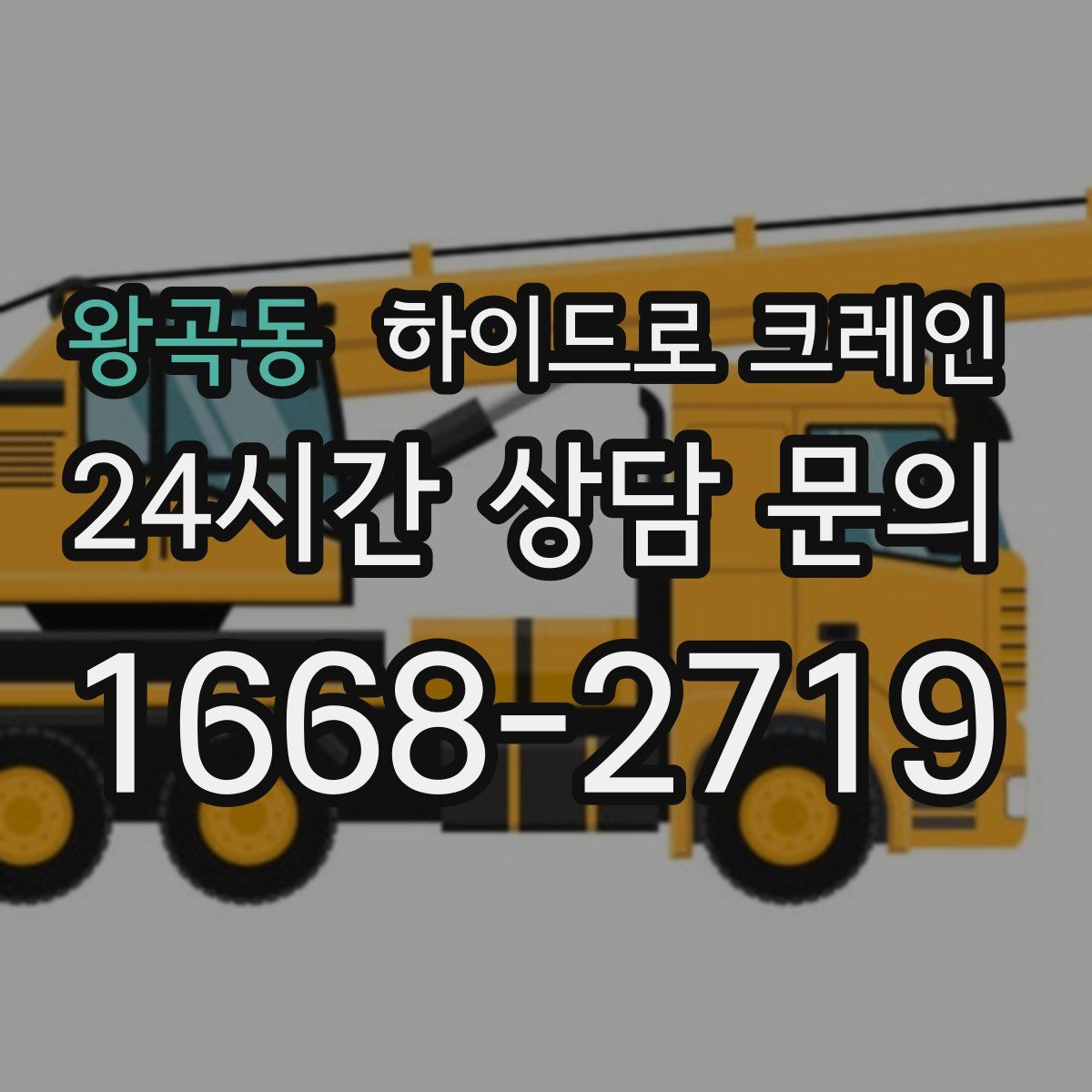 왕곡동 하이드로 크레인