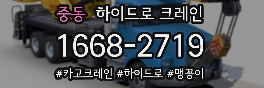 중동 하이드로 크레인