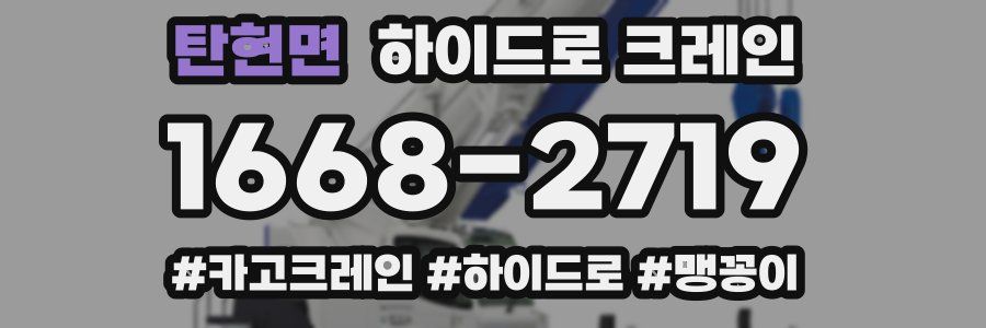 탄현면 하이드로 크레인