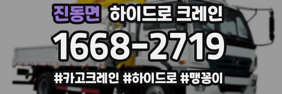 진동면 하이드로 크레인