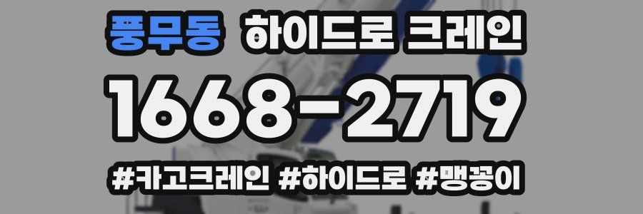 풍무동 하이드로 크레인