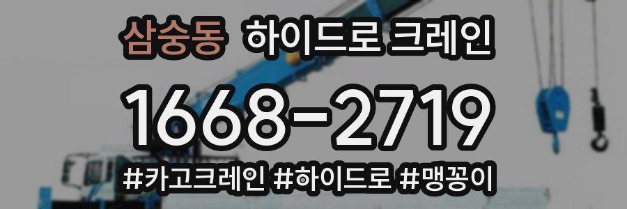 삼숭동 하이드로 크레인