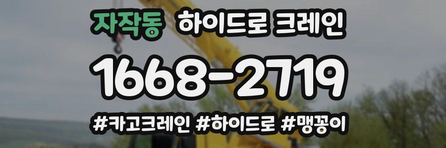 자작동 하이드로 크레인