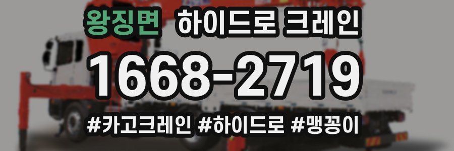 왕징면 하이드로 크레인