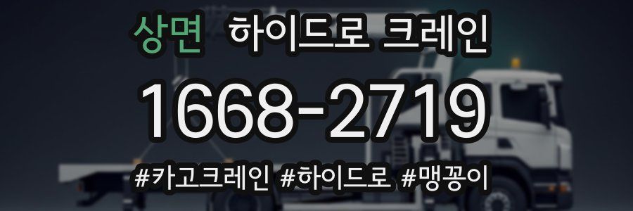 상면 하이드로 크레인