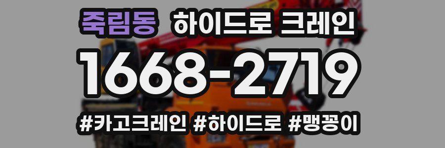 죽림동 하이드로 크레인