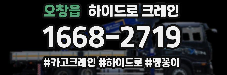 오창읍 하이드로 크레인