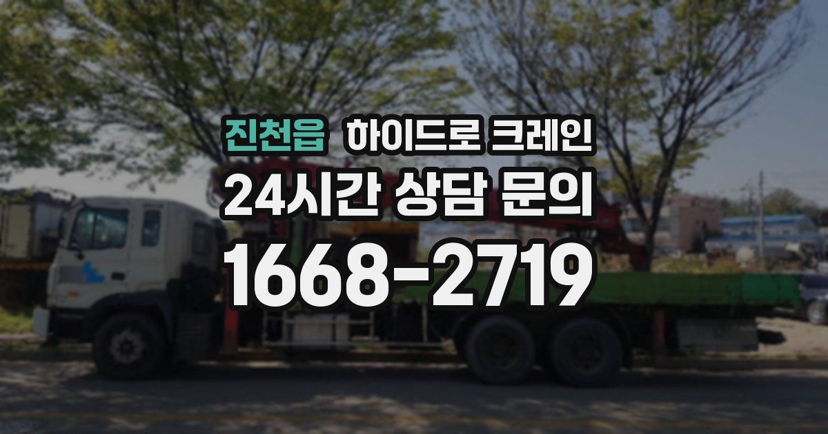 진천읍 하이드로 크레인