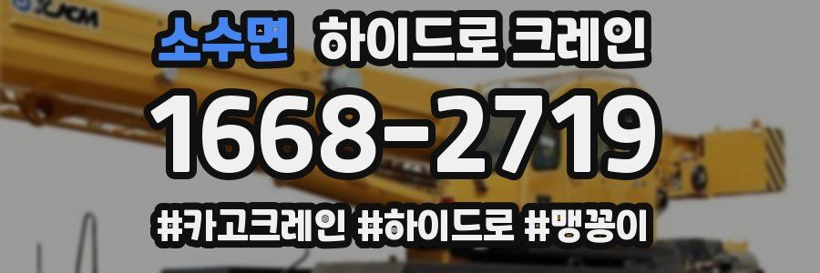 소수면 하이드로 크레인