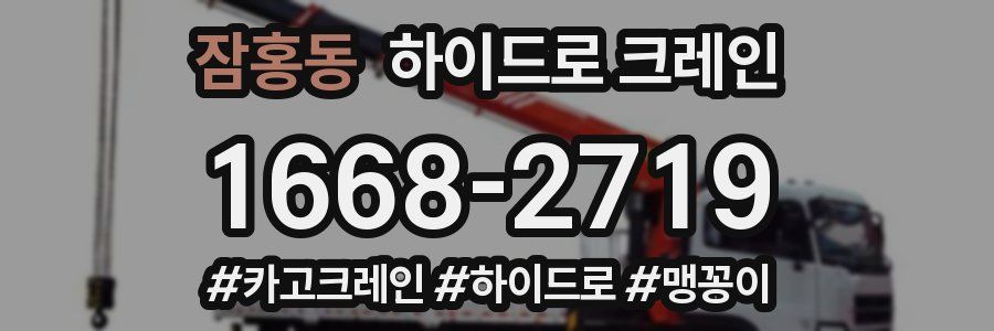 잠홍동 하이드로 크레인