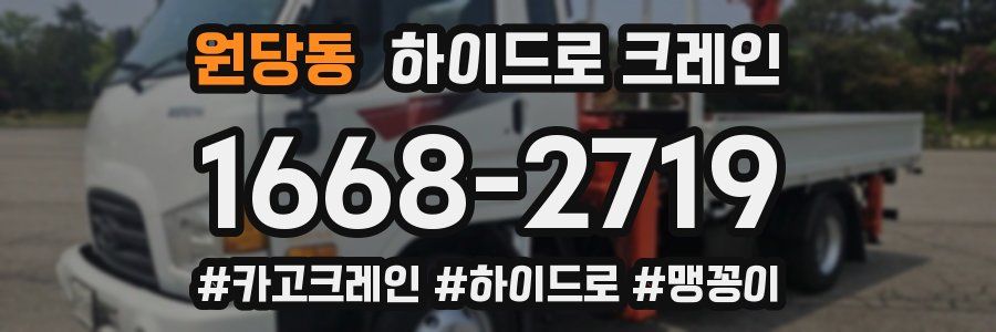 원당동 하이드로 크레인