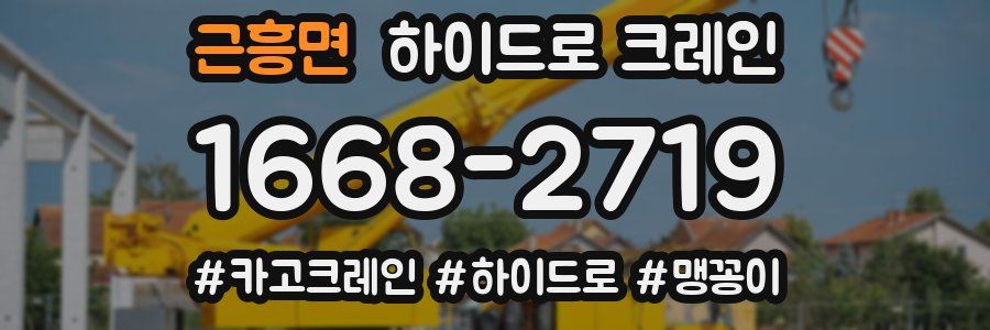 근흥면 하이드로 크레인