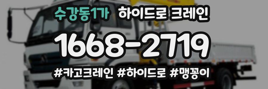 수강동1가 하이드로 크레인