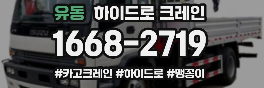 유동 하이드로 크레인