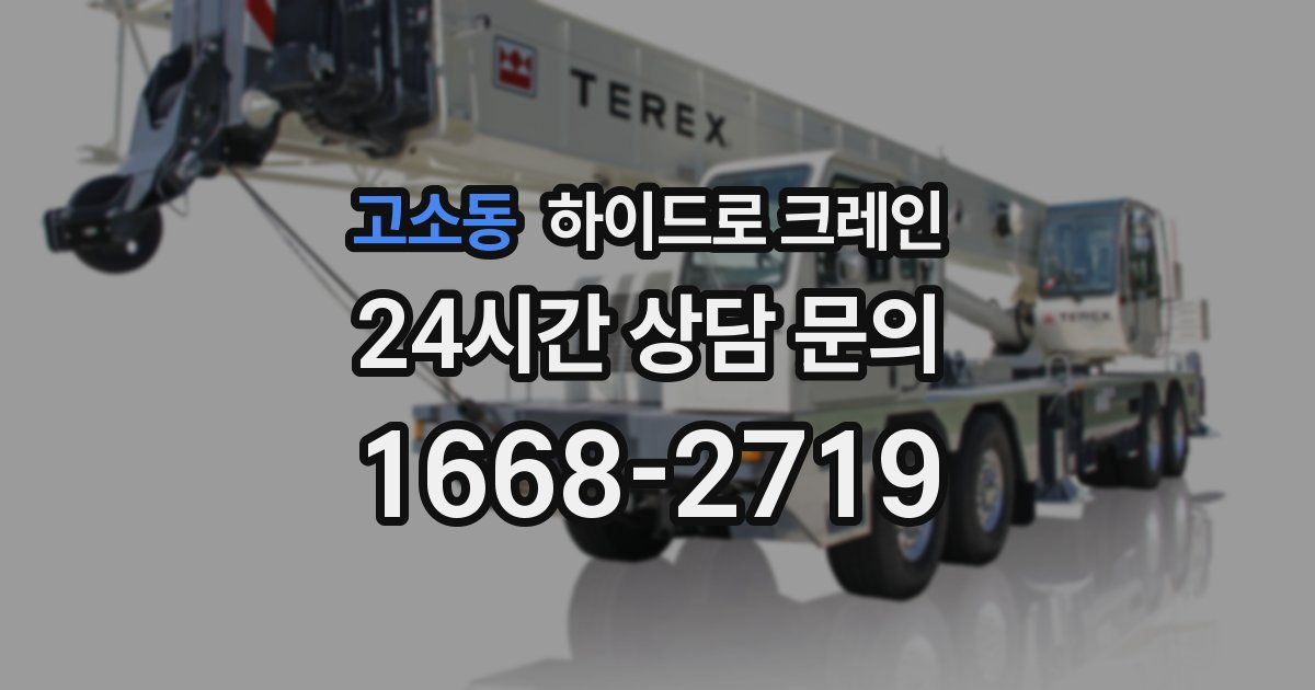 고소동 하이드로 크레인