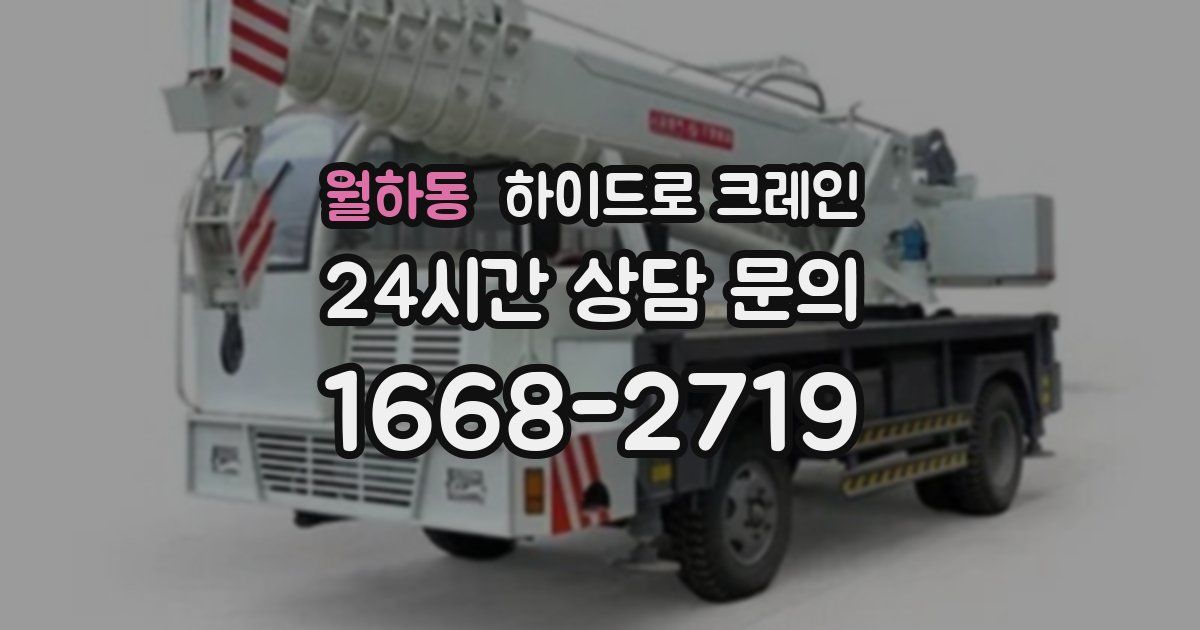 월하동 하이드로 크레인