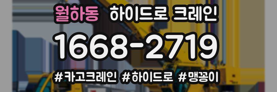 월하동 하이드로 크레인