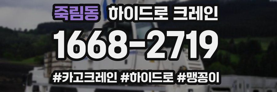 죽림동 하이드로 크레인