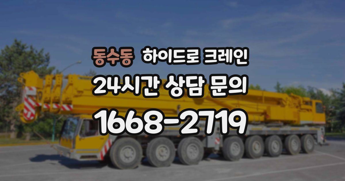 동수동 하이드로 크레인