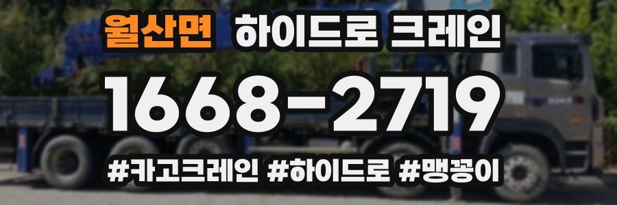 월산면 하이드로 크레인