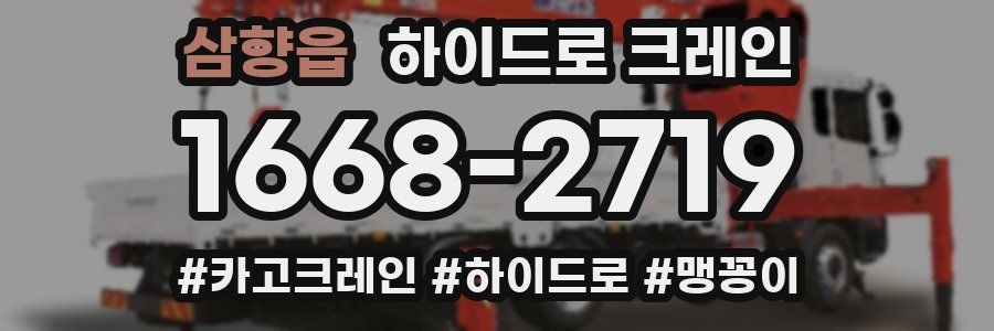 삼향읍 하이드로 크레인