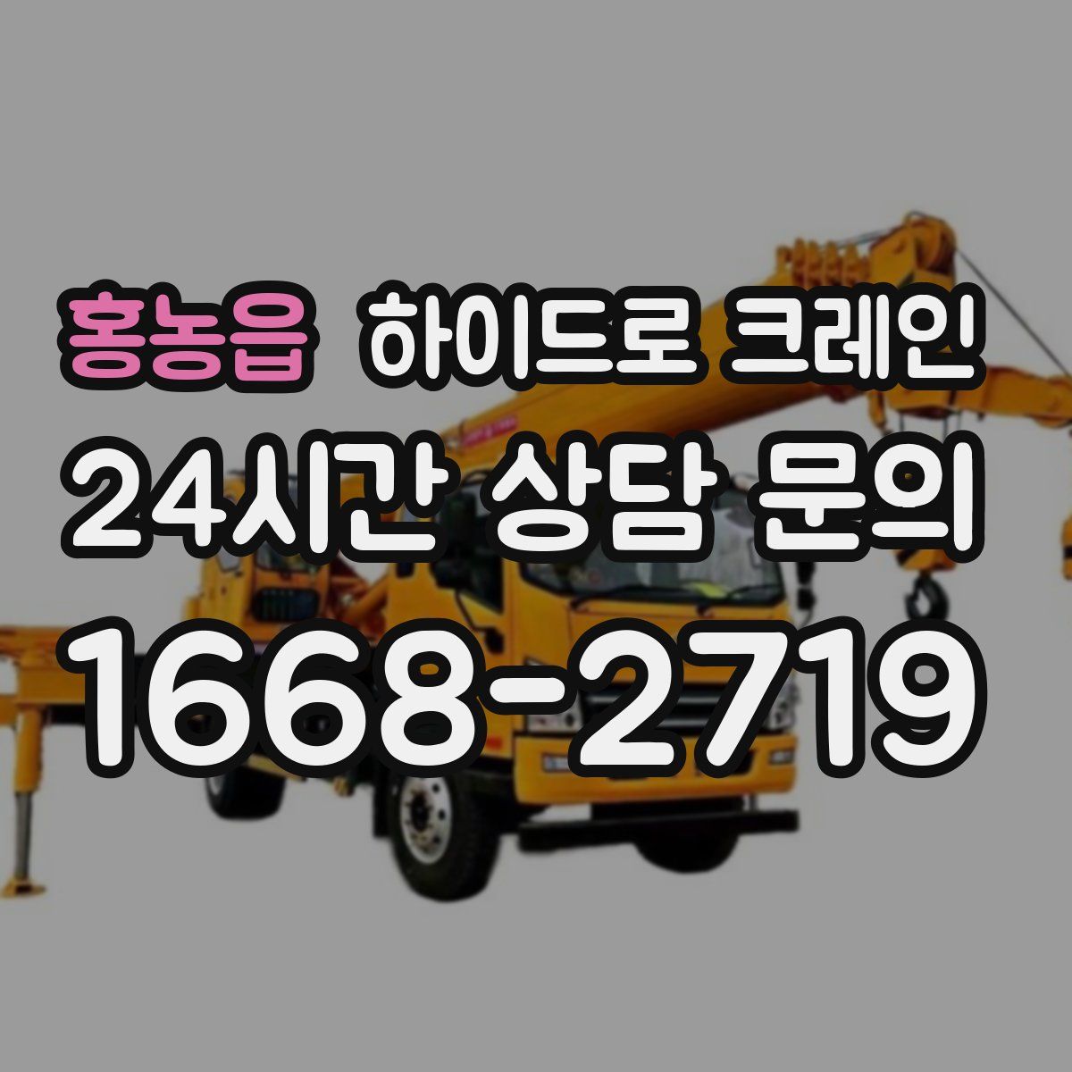 홍농읍 하이드로 크레인