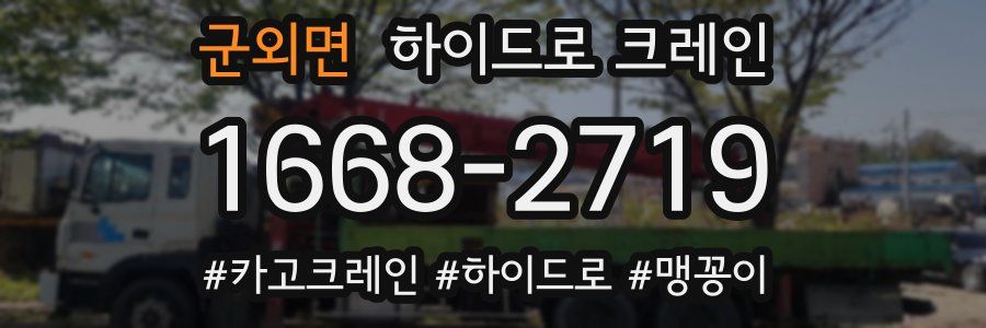 군외면 하이드로 크레인