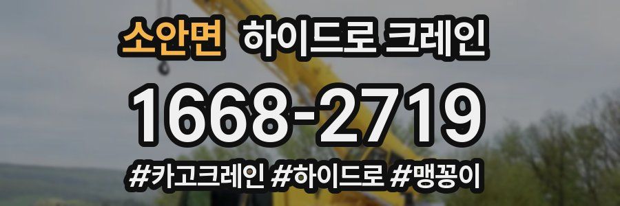 소안면 하이드로 크레인