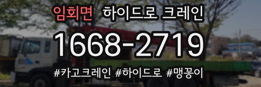 임회면 하이드로 크레인