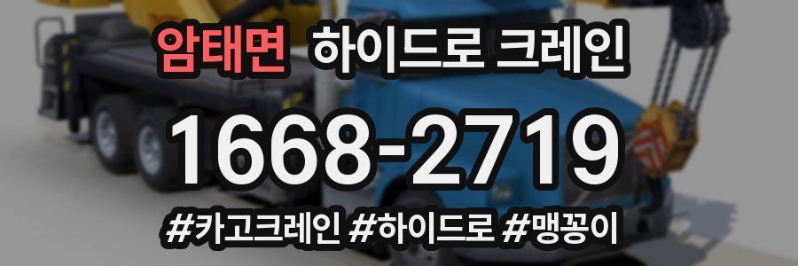 암태면 하이드로 크레인